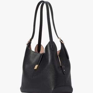 Kate Spade Black Pebble Leather Shoulder Bag